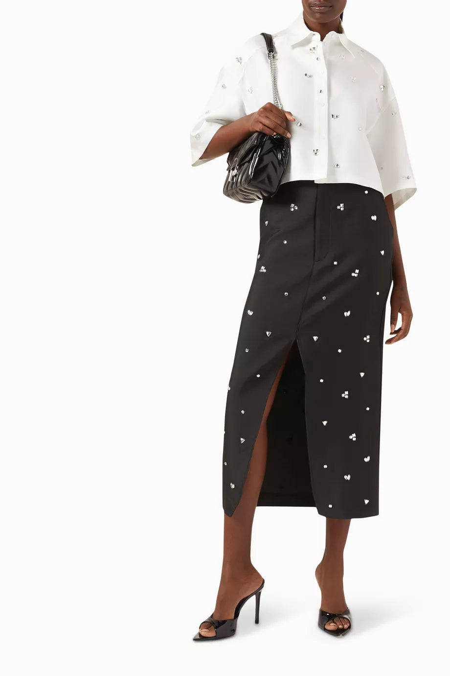 Interstellar Embellished Skirt