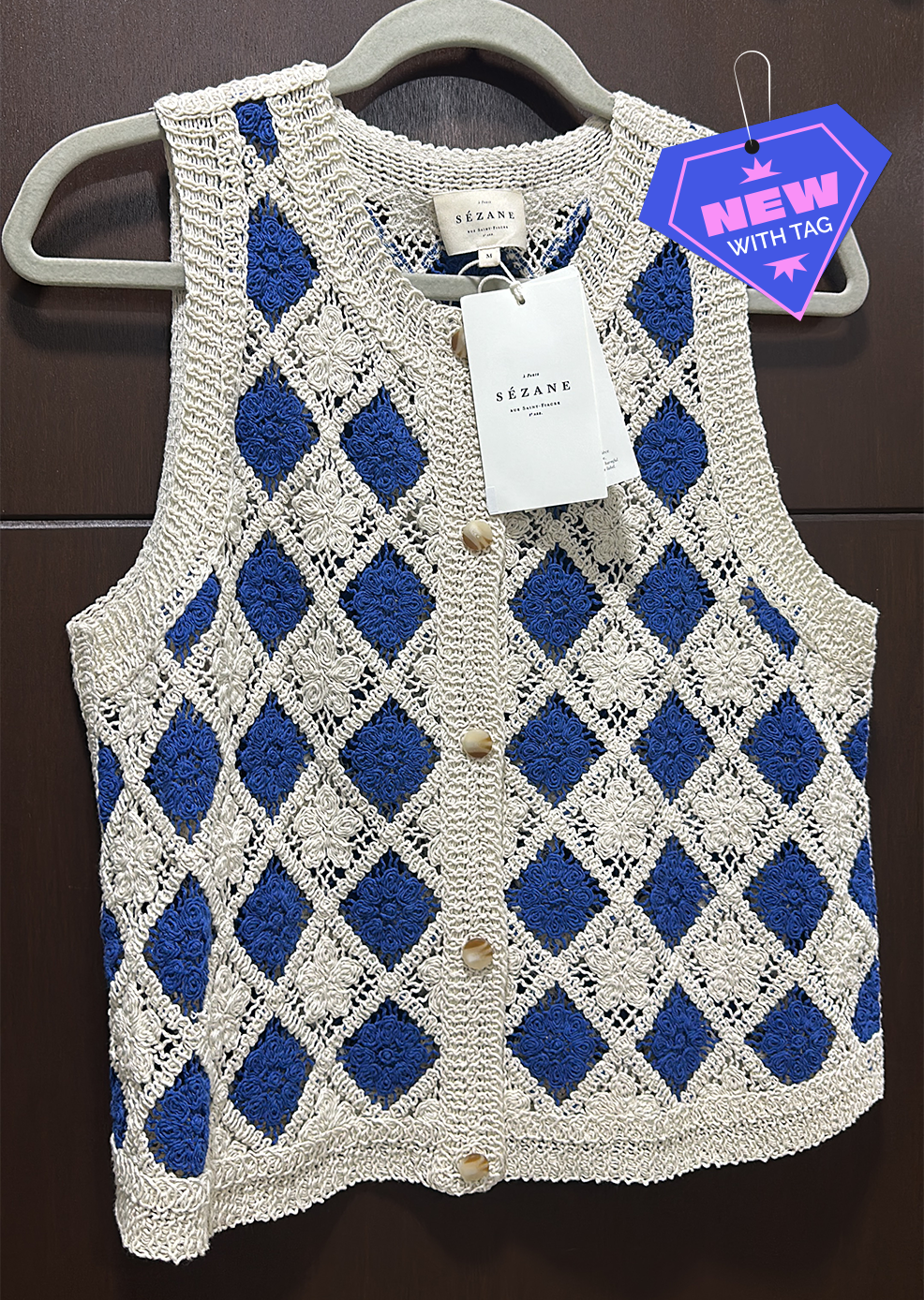 Chaleco arlequin SEZANE